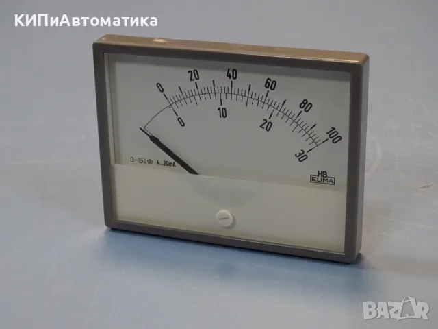 аналогов панелен индикатор H& B ELIMA moving coil panel meter 4-20mA