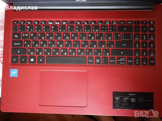 Acer A315-34 син червен и черен работещ на части, снимка 4 - Части за лаптопи - 39857648