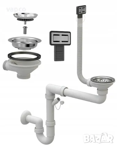 Компактна гранитна мивка Granitan TUGA 28см, снимка 9 - Мивки - 47602461