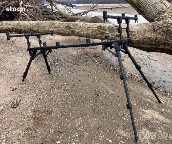 Шаранджйиска стойка за 3 броя въдици , снимка 14 - Такъми - 52896974