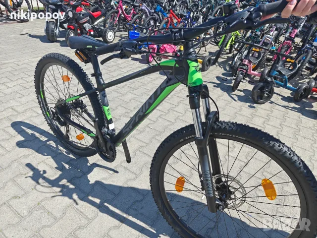 Промо велосипед 27.5" Sprint APOLON черен/зелен, снимка 4 - Велосипеди - 56070691