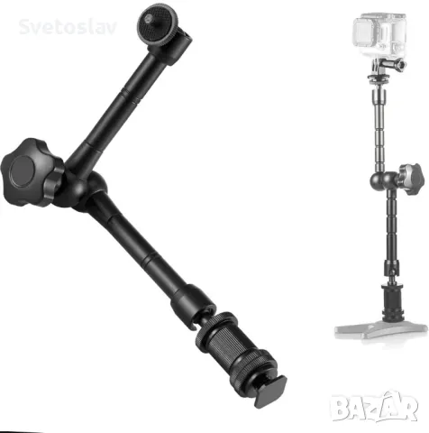 Удължително рамо държач - Magic arm 60cm, метално, снимка 5 - Чанти, стативи, аксесоари - 48855619