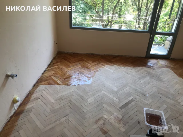 Шпакловка  и  боядисване  на  стени  : Лакиране на подове / и други  дървени  повърхности  ., снимка 10 - Бояджийски услуги - 55776777