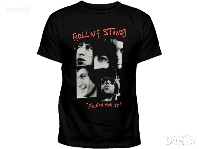  Рок тениска Rolling Stones 5 модела, всички размери, снимка 2 - Тениски - 33926435