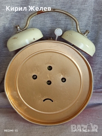 Стар механичен часовник ИНСА ЮГОСЛАВИЯ рядък за КОЛЕКЦИЯ ДЕКОРАЦИЯ 43498, снимка 6 - Антикварни и старинни предмети - 51953106