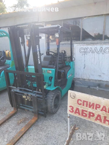газокар MITSUBISHI 1500 кг. Вил. изравнител 2016г. моточасове 6250!!!, снимка 4 - Индустриална техника - 51125431