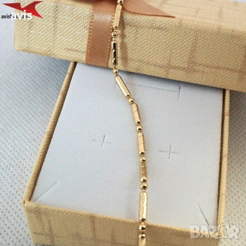 Гривна с 14К златно покритие 234847, снимка 2 - Гривни - 53228881