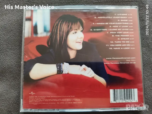 Vanessa Amorosi - The Power CD, снимка 2 - CD дискове - 48715062