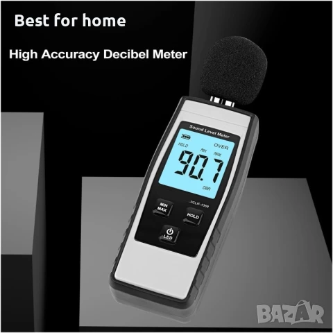  Цифров шумомер със звуков монитор от  OPWZFJMZ, снимка 3 - Други инструменти - 51158121