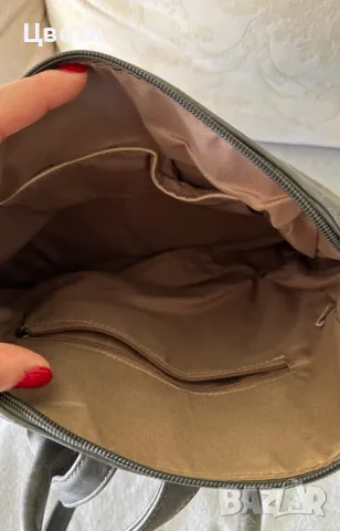 Кожена дамска раница, снимка 8 - Раници - 48510523