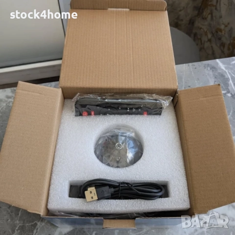 Въртящ се Детски проектор с Bluetooth - звездно небе и колонка, снимка 7 - Детски нощни лампи - 52559388