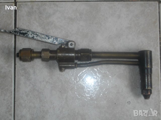 Оксиженна Горелка За Газ Пропан-Бутан-За Газово Рязане/Запояване-M+E-270мм-Бронзова-Старо Качество, снимка 7 - Поялници и запояване - 41208102