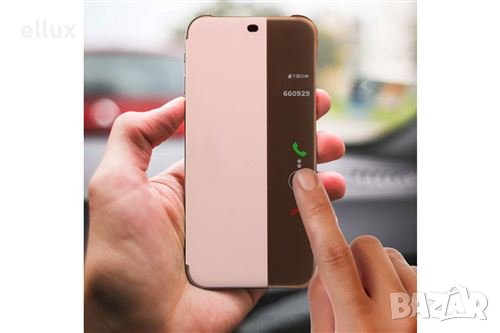 SMART VIEW FLIP COVER КАЛЪФ ЗА HUAWEI P20 LITE, снимка 3 - Фолия, протектори - 44296206