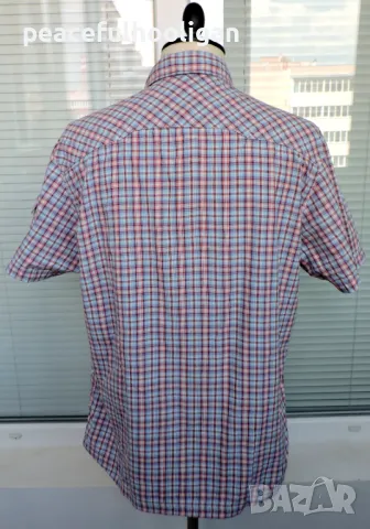 Peak Performance Outdoor short sleeve shirt - мъжка карирана риза размер XL, снимка 9 - Ризи - 48926367