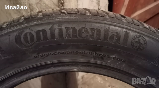 Продавам 2 броя зимни гуми 205.55.16 на 1 сезон дот 2020 Контентал , снимка 4 - Гуми и джанти - 53354419