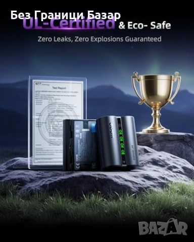 Нова Камерна батерия NP-W235 2600mAh с LED индикатор за Fujifilm X-T5/X-T4, снимка 6 - Чанти, стативи, аксесоари - 51762363