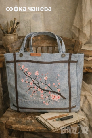 модерни чанти от деним, снимка 4 - Чанти - 53724686