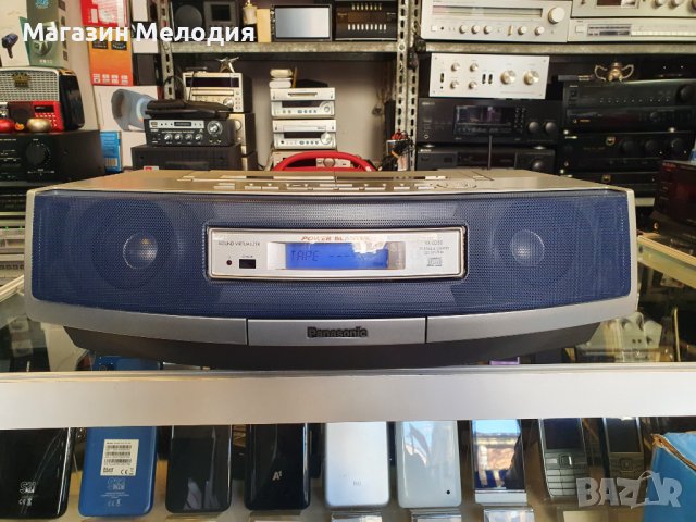 Радиокасетофон с две касети, диск, радио и aux. Panasonic RX-ED50 В отлично техническо и визуално съ, снимка 13 - Ресийвъри, усилватели, смесителни пултове - 38680944
