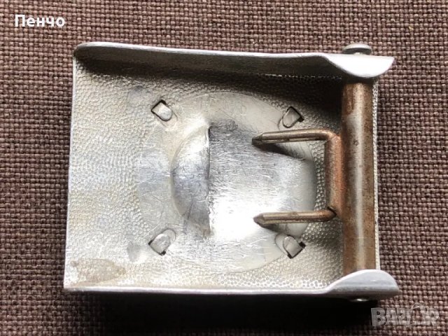 стара немска тока /катарама/ - GERMAN POLICE - WEHRMACHT - WWII - ОРИГИНАЛ, снимка 3 - Антикварни и старинни предмети - 49663170