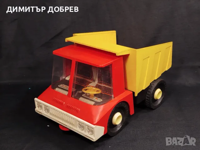 СТАРА РЕТРО СОЦ СССР ПЛАСТМАСА ИГРАЧКА КАМИОН САМОСВАЛ NORMA