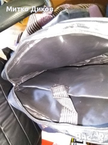  Мъжка чанта маркова за през рамо лаптоп М промазан плат  като нова, снимка 7 - Чанти - 41936831