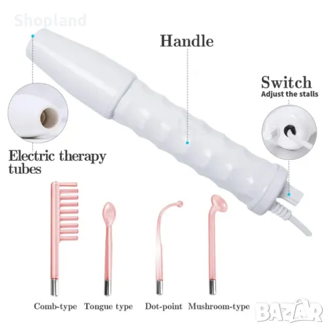 4в1 преносим дарсонвал, снимка 3 - Козметика за лице - 48672681