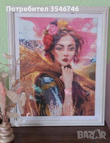 Диамантен гоблен - "ЖЪТВАРКАТА" , снимка 5 - Гоблени - 53109316