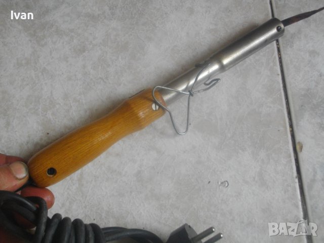 Немски Масивен Голям Ел.Поялник-Старо Качество-Почти Нов-Отличен-60W/LOTBOY, снимка 12 - Поялници и запояване - 41310295