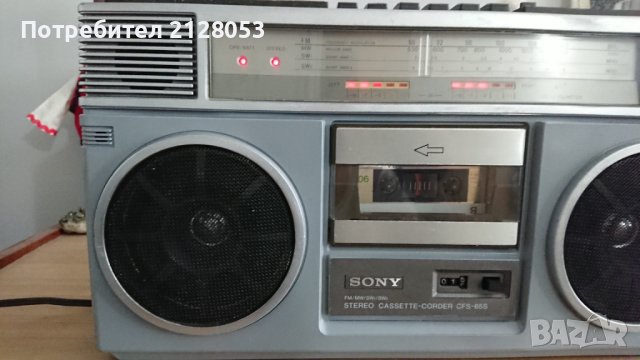 Sony CFS 65S, снимка 5 - Радиокасетофони, транзистори - 41422261