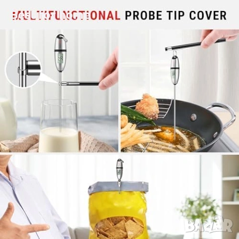 ThermoPro TP02S Дигитален термометър за готвене със супер дълга сонда, снимка 3 - Други - 53721223