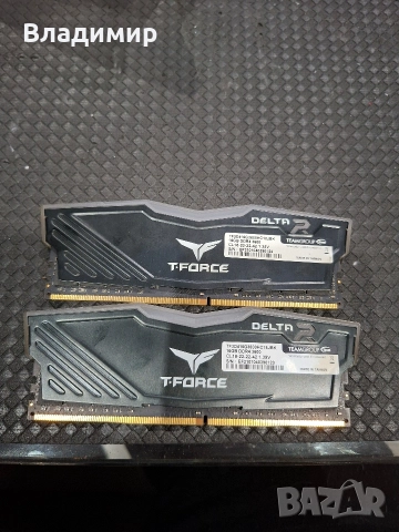 T-Force Delta 32гб 3600mhz