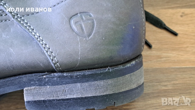 G -STAR RAW-кожени,шити,оригинални обувки-44 номер, снимка 11 - Мъжки боти - 53784379