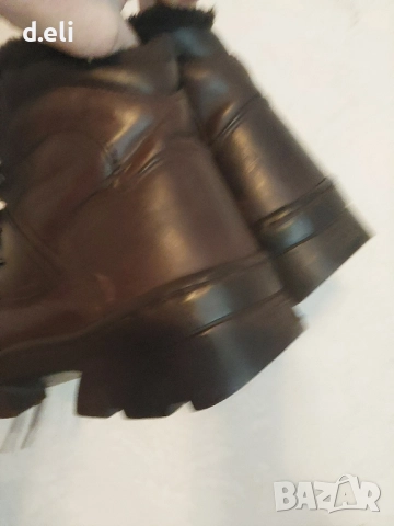 F.B.I. 🇺🇸 Size 42 100% Кожа Жестоки обувки. Туризъм, снимка 4 - Мъжки боти - 52774785