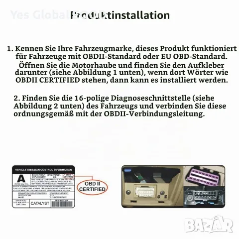 DEWIN P10 HUD OBD2 дисплей за автомобил, снимка 3 - Аксесоари и консумативи - 55922298