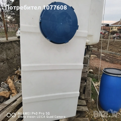 Резервоари/Контейнери/Цистерни 600 литра/Р-ри 80/120см , снимка 11 - Друго търговско оборудване - 30691768