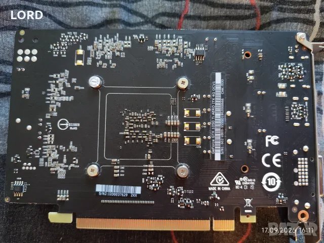 Видеокарта GTX 1050Ti 4GB Msi Aero , снимка 2 - Видеокарти - 56118442