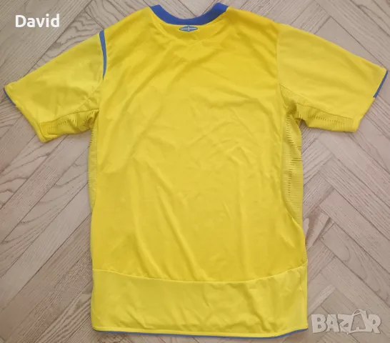 Оригинална фланелка на Швеция 05/07 Home, снимка 2 - Футбол - 50099655