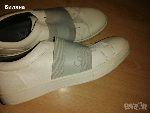 Бели кецове Calvin Klein, снимка 4 - Кецове - 41837737