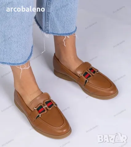 Дамски мокасини от еко кожа с декорация Kalenda, 2цвята , снимка 6 - Дамски ежедневни обувки - 49924607