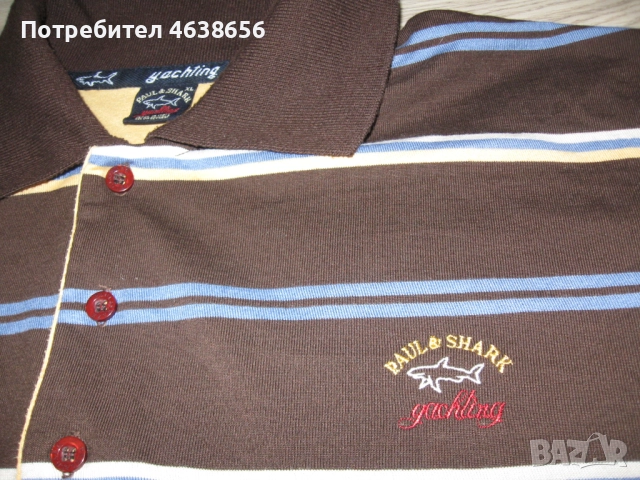 Paul & Shark мъжка памучна риза, снимка 2 - Ризи - 52587310