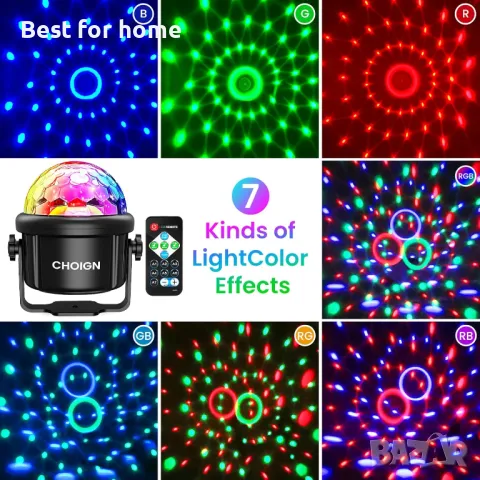 Дискотечни светлини CHOIGN STL- 001, снимка 2 - Други - 48447962