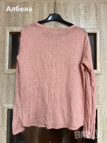 Дамска блуза с лен Scotch & Soda, снимка 6 - Блузи с дълъг ръкав и пуловери - 47568823