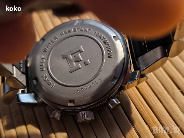 Часовник с диаманти Faconnable, снимка 9 - Мъжки - 53212353