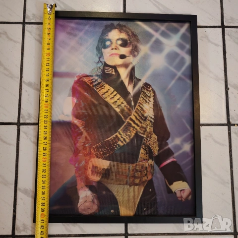 Рамкиран 3D плакат, картина на Майкъл Джексън. , снимка 7 - Картини - 53201268