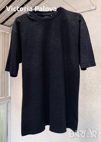 Тъмносива тениска vintage VROOM&DRESSMANN Холандия, снимка 7 - Тениски - 41753084