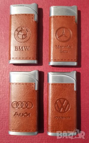 Газови метални запалки с емблеми на Mercedes-Benz , BMW, AUDI, VOLKSWAGEN , снимка 5 - Запалки - 34008211