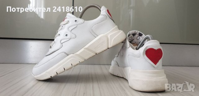 LOVE MOSCHINO Leather Sneakers Size 36- 23- 26см ОРИГИНАЛ! ЕСТЕСТВЕНА Кожа!, снимка 8 - Кецове - 41738889