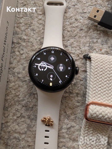Google Pixel Watch 3 (41 mm) с каишки, снимка 2 - Смарт часовници - 53464136