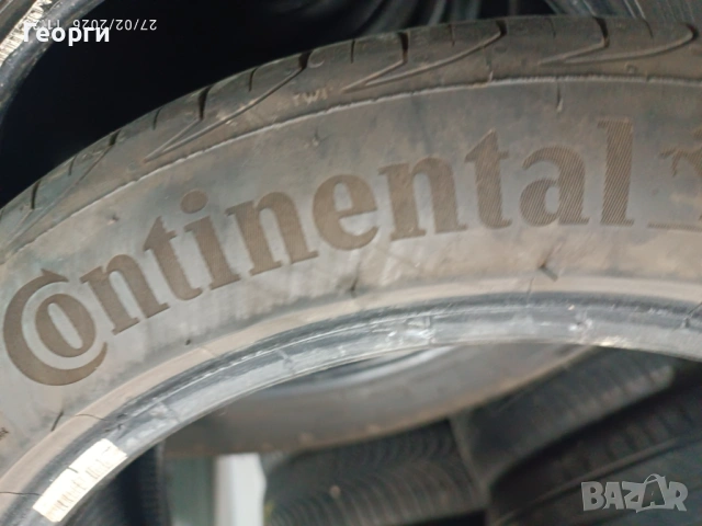 2бр. летни гуми 205/45/16 Continental, снимка 5 - Гуми и джанти - 53663771