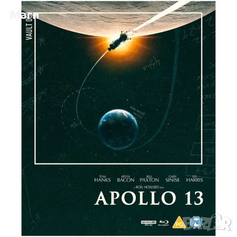 Apollo 13 / Аполо 13 / 4K UHD + Blu-Ray disc Collector's Edition The Film Vault / без Бг субтитри 